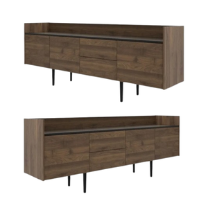 Soporte de TV para muebles de sala de estar modernos para el hogar con muchos gabinetes de almacenamiento para sala de estar en Indonesia - Product Image 5