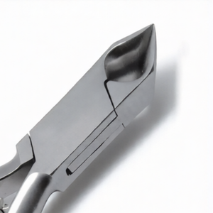 <b>Toe</b> Nail Cutter 5.5 Inch Moon Shaped Stainless Steel Nail Clipper with Back Lock Professional Pedicure Nail Trimmer Tool - Product Image 3