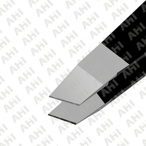 Pince à épiler professionnelle AHI de luxe en acier inoxydable réutilisable, à pointe inclinée, pour l'épilation, le soin du visage et la beauté - Product Image 2
