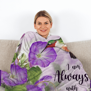 Coperta in Flanella con Motivo a Fiori a Trombetta e Foglie Verdi, Super Morbida e Leggera 5kg per Divano, Ufficio, Letto, Viaggio - Design Scenico Multifunzionale - Product Image 5