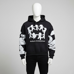 Mens Cotton Fleece Zipper-up Hoodies Wholesale Solid Pattern <b>Hip</b> Hop Fashion Breathable With Customizable Logo Winter - Product Image 3