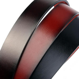 Ceinture en cuir véritable blanche, couleur unie, boucle à ardillon rectangulaire argentée, ceinture formelle pour homme, pour tenue de travail - Product Image 5
