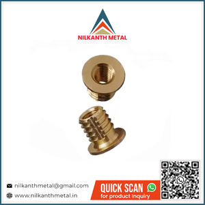 Insertos de tornillo con cabeza de latón y acabado resistente a la corrosión para una instalación segura a precio de fábrica - Product Image 6