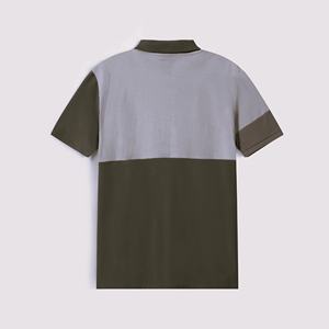 Hombres de alta calidad 100% algodón para Polos logotipo personalizado botón manga corta 200-220gsm cuello empalmado listo enviar al por mayor - Product Image 4