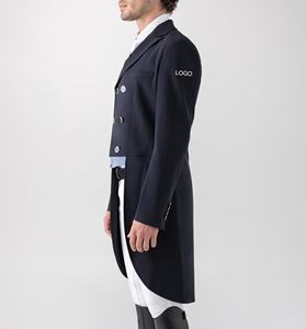 Chaqueta de espectáculo ecuestre equitación personalizada para hombre, FRAC de competición azul para hombre, equitación de fabricante indio - Product Image 3