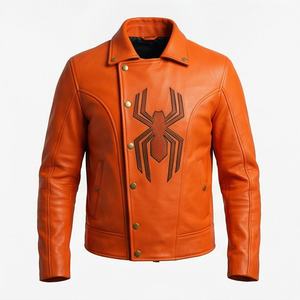 Veste de moto en cuir véritable pour homme de qualité supérieure, nouvelle arrivée, vestes de moto d'hiver, protections amovibles, personnalisables - Product Image 1