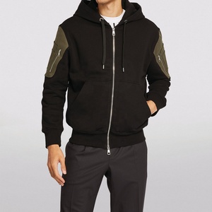 Mens Winter Customized Logo Design Casual Long Sleeve Hoodies <b>Zip</b>-<b>Up</b> Cardigan Fleece Jacket Sweatshirts Polyester/Cotton - Product Image 2