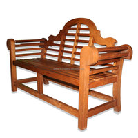 Banc de jardin en bois massif de style traditionnel et design moderne, directement de l'usine, pour une utilisation en extérieur sur la terrasse