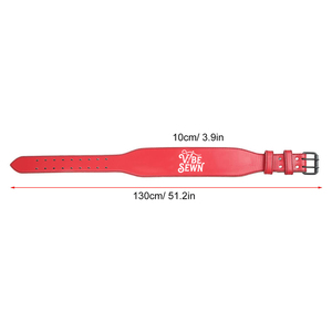 Ceinture de musculation en cuir avec boucle en alliage pour l'exercice, l'entraînement, le soutien lombaire et le powerlifting en salle de sport - Product Image 6