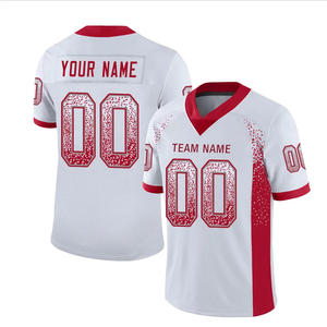 Camisetas de Baloncesto Rojas Personalizadas, 100% Poliéster, Anti-UV, Secado Rápido, Transpirables, Tallas Grandes, Camisetas de Equipo Lisas al por Mayor para Impresión - Product Image 4
