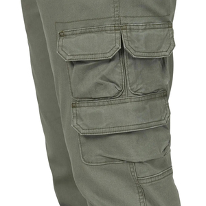 Pantalones de Hombre de Alta Calidad, 100% Algodón, Pantalones Cargo Tácticos con Bolsillos Laterales - Product Image 6