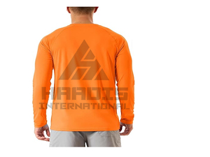T-shirt à manches longues pour homme, qualité supérieure, personnalisé, couleur unie, style streetwear - Product Image 2