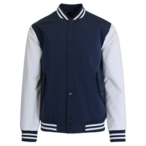 Chaqueta Varsity Ligera para Hombre, Diseño Moderno, Dos Bolsillos Laterales, Cierre de Botones, Cuello, Puños y Dobladillo Acanalados, Hecho en Bangladesh - Product Image 5