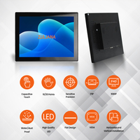 Pantalla Táctil Industrial de 15 Pulgadas, Nuevo Diseño, Monitor Multitáctil LED de Alta Calidad, Vidrio Templado Resistente, Superficie Antideslumbrante, Relación de Aspecto 4:3