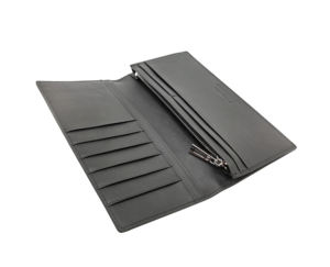 [TOP RANKING] Castello Genuine Cowhide Soft Leather Slim Long <b>Wallet</b> with Open Closure Unisex - Product Image 4