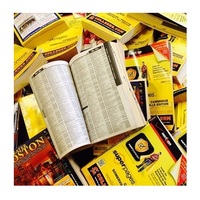 Fournisseur de déchets de papier jaune en vrac (Pages Jaunes / Répertoires Téléphoniques) au prix le plus bas avec livraison rapide