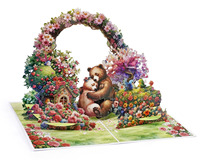 Tarjetas Pop-Up 3D Personalizadas para el Día de San Valentín, Diseño Hecho a Mano de Vietnam