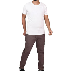 Pantalon décontracté d'été pour homme, léger, respirant, séchage rapide, avec cordon de serrage, coupe droite - Product Image 2
