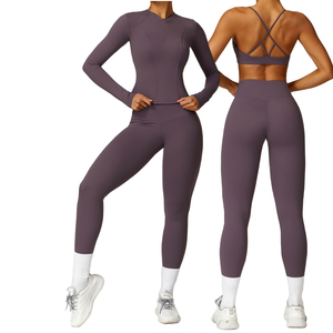Precio al por Mayor, Conjuntos de Yoga para Mujer, Alta Demanda, Más Vendidos, Lavables, 100% Poliéster, Transpirables, de Secado Rápido, 2 Piezas, Diseño de Alta Gama, Nuevo - Product Image 6
