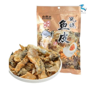 ขนมขบเคี้ยวหนังปลาทอดกรอบรสไข่เค็ม พร้อมรับประทาน อาหารทะเล แบรนด์สั่งทำได้ ผลิตในเวียดนาม EXPAD อาหารทะเลอบแห้งทอด - Product Image 3