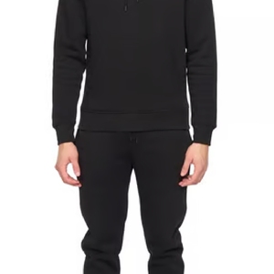 Ensemble de survêtement décontracté pour homme 100 % coton, sweat à capuche et pantalon de jogging imprimés en molleton, ensemble sweat-shirt et pantalon tendance pour l'hiver - Product Image 4