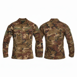 Custom Uniform Clothing Camouflage Design <b>Long</b> Sleeve Utility Shirt <b>Lightweight</b> Cotton Outdoor Workwear Casual Button Shirts - Product Image 4