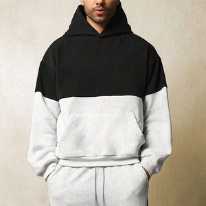 Conjunto Deportivo de 2 Piezas, Sudadera Holgada y Pantalones Deportivos, Estilo Urbano, Unisex, Personalizable con Impresión, Algodón Grueso - Product Image 2