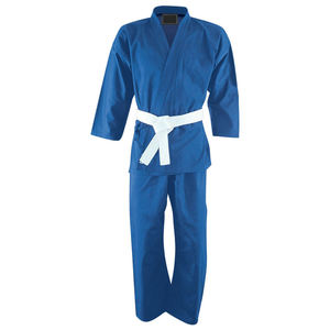 Lightweight Blue Karate Gi Uniform Reinforced Design Premium 100% Cotton Quick Dry Martial Arts Practice Suit Adults Regular Fit - Product Image 5