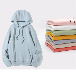 Sudadera con Capucha Unisex, Diseño Sólido, Cierre Frontal, 280gsm, 100% Algodón, Bolsillo, Secado Rápido, Transpirable, Forro Polar para Invierno - Product Image 5