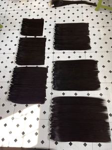 Peluca de encaje HD virgen natural vietnamita con trama de piel hueso recto cutícula alineada extensión de cabello humano único - Product Image 3