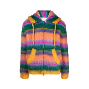 Sweat à capuche en mohair de qualité supérieure, confortable et chaud, en tricot doux, idéal pour les tenues décontractées d'hiver – Fournisseur et fabricant - Product Image 1