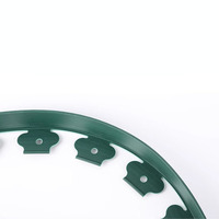 Bordure de jardin 5cm/10cm de hauteur PE Bordure de pelouse Bordure de bordure avec 30 clips Bordure de prêt d'herbe en plastique Bordure de jardin