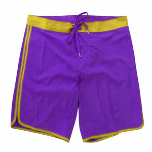 Shorts de bain personnalisés à séchage rapide en polyester pour hommes, shorts de plage et de surf avec cordon de serrage, fournisseur OEM ODM - Product Image 1