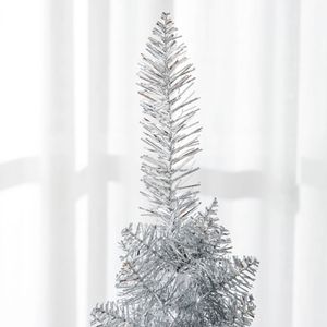 Albero di Natale Artificiale Realistico e Sottile con Supporto in Plastica e Punte delle Rami Decorate - Product Image 2