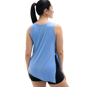 Nouveauté promotionnelle : débardeur femme de bonne qualité, débardeur de sport pour femme avec nœud. - Product Image 5