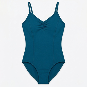 Leotardos de Animadoras Personalizados de Manga Larga con Cierre de Lazo, Unisex, de Alta Calidad, en Verde y Negro con Forro, para Niñas y Mujeres, en Oferta - Product Image 2