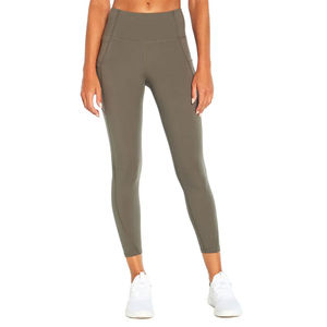 Leggings décontractés d'été pour femmes, longueur cheville, taille haute élastique, légers, respirants, antibactériens, en Spandex/Nylon - Product Image 6