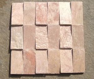 <b>Lime</b> Pink Limestone Durable Non-Slip Paving Slabs and Tiles for Interior and Exterior Design - Product Image 3