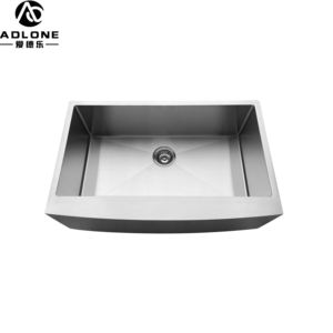 Grifo de Cocina Americano Estándar de un Solo Tazón, Acabado Cepillado, Montaje Inferior, Rectangular, Frontal, Moderno, de Acero Inoxidable - Product Image 5