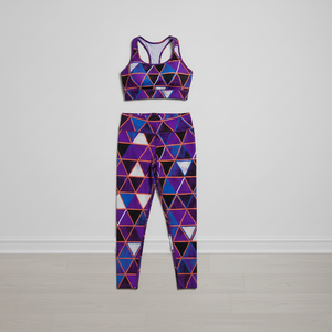 Ensemble de leggings et soutien-gorge de sport assortis pour femmes grandes tailles - Product Image 6