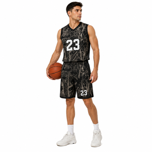Uniforme de Baloncesto Profesional Personalizado con Sublimación, Conjunto Deportivo sin Mangas con Tela que Absorbe la Humedad - Product Image 2