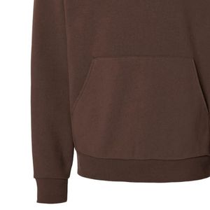 Men Brown Heavyweight Pullover Hoodie, Premium <b>Thick</b> <b>Fleece</b> Sweatshirt Casual Oversized Hooded Top for Winter Comfort and Street - Product Image 4