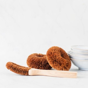 Eco friendly coconut <b>brush</b> natural fiber dishes & <b>bottles</b> <b>brushes</b> best quality household clean tool - Product Image 6