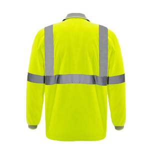 Men Night Working Security Construction <b>T</b>-<b>shirts</b> Workshop Safety Uniform Custom Long Sleeve <b>Hi</b> <b>Vis</b> Reflective <b>Shirts</b> - Product Image 6