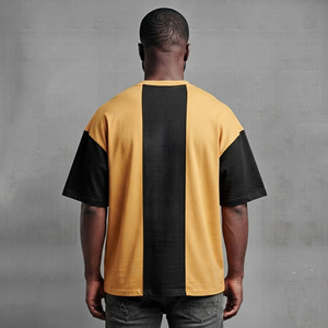 เสื้อยืดฮิปฮอปผู้ชาย OEM ผ้าฝ้าย 100% น้ำหนัก 180 กรัม เป็นมิตรกับสิ่งแวดล้อม แห้งเร็ว พิมพ์ลายดิจิตอล 2 สี ปักโลโก้ตามสั่ง คอกลม - Product Image 3