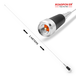 โรดพาวเวอร์(ANT-274) เสาอากาศ 3M VHF, วิปเสาอากาศ 144 เมกะเฮิรตซ์พร้อมขั้วต่อแบบ N และประสิทธิภาพแบนด์ความถี่ 3 เมตรแบบรับสัญญาณสูง ติดตั้งง่าย - Product Image 6