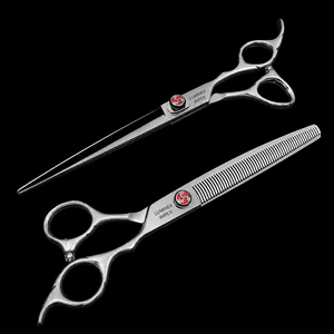 Pet Grooming <b>Scissors</b> Set <b>Dog</b> Hair Cutting Tools With Case Professional <b>Dog</b> Grooming <b>Scissors</b> With Comfortable Grip Handle - Product Image 2