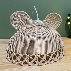 Lovely <b>bear</b> rattan lamps pendant lights for kids premium quality lampshade manufactured in Vietnam - Product Image 6