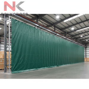 Bâche industrielle stratifiée en polytarpoline, multicouche, en fibre maillée, enduite anti-UV, pour entrepôt, ferme, stockage, anti-moisissure, exportations Inde - Product Image 2
