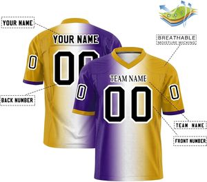 ผู้จัดจำหน่ายเสื้ออเมริกันฟุตบอลแบบขายส่ง ผ้าโพลีเอสเตอร์ตาข่าย ระบายความร้อน แห้งเร็ว ทนทาน รับทำโลโก้ตามสั่ง พร้อมบริการติดฉลากส่วนตัว - Product Image 2